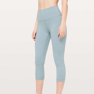 lululemon Wunder Under High-Rise Crop 21" *Full-On Luon - Blue Cast - Size 8